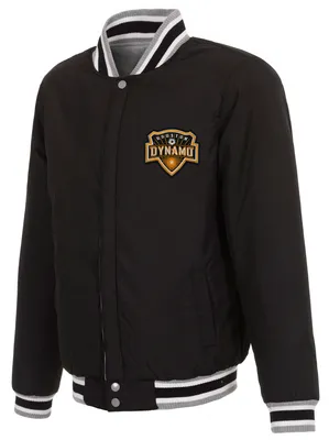 JH Design Houston Dynamo Black Reversible Fleece Jacket