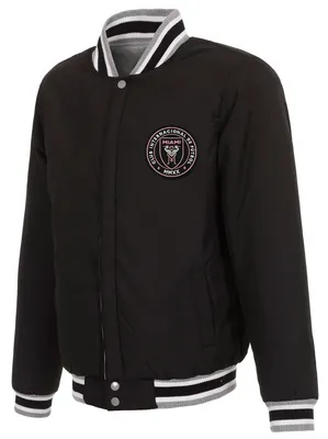 JH Design Inter Miami CF Black Reversible Fleece Jacket