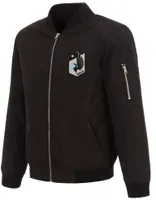 JH Design Minnesota United FC Black Bomber Jacket