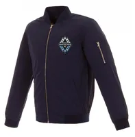 JH Design Vancouver Whitecaps Navy Bomber Jacket