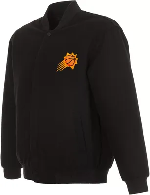 JH Design Men's Phoenix Suns Black Reversible Wool Jacket