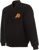 JH Design Men's Phoenix Suns Black Reversible Wool Jacket