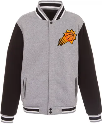 JH Design Men's Phoenix Suns Grey Reversible Fleece Jacket