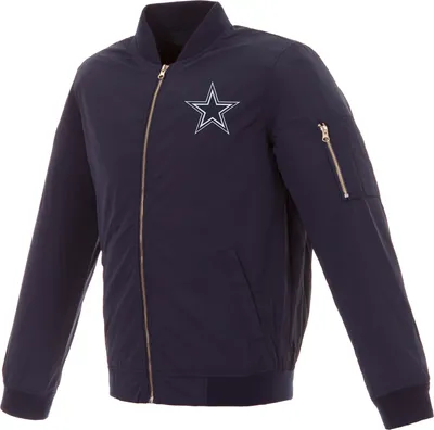 JH Design Dallas Cowboys Navy Bomber Jacket