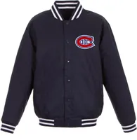 JH Design Montreal Canadiens Navy Polyester Twill Jacket