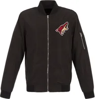 JH Design Arizona Coyotes Black Bomber Jacket