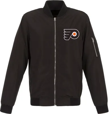 JH Design Philadelphia Flyers Black Bomber Jacket