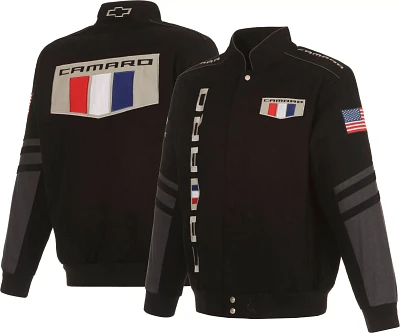 JH Design Camaro Black Twill Racing Jacket
