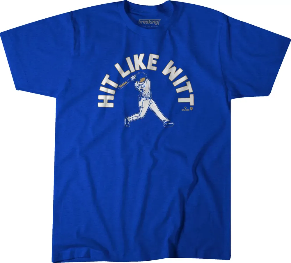 BreakingT Men's 'Hit Like Witt' Royal Graphic T-Shirt