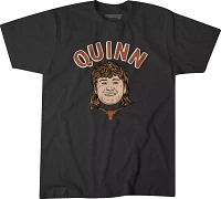 BreakingT Texas Longhorns Grey Quinn Ewers Mullet Football T-Shirt