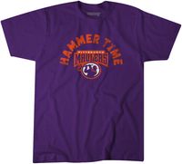 BreakingT Men's Pittsburgh Maulers Hammer Purple T-Shirt