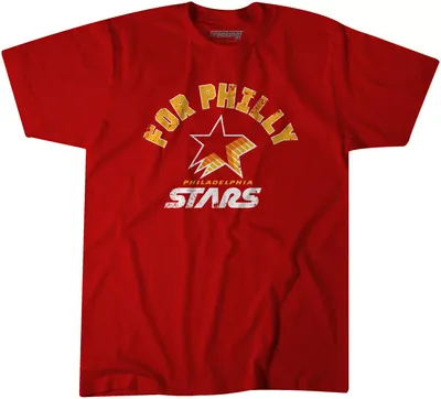 BreakingT Men's Philadelphia Stars For Philly Red T-Shirt
