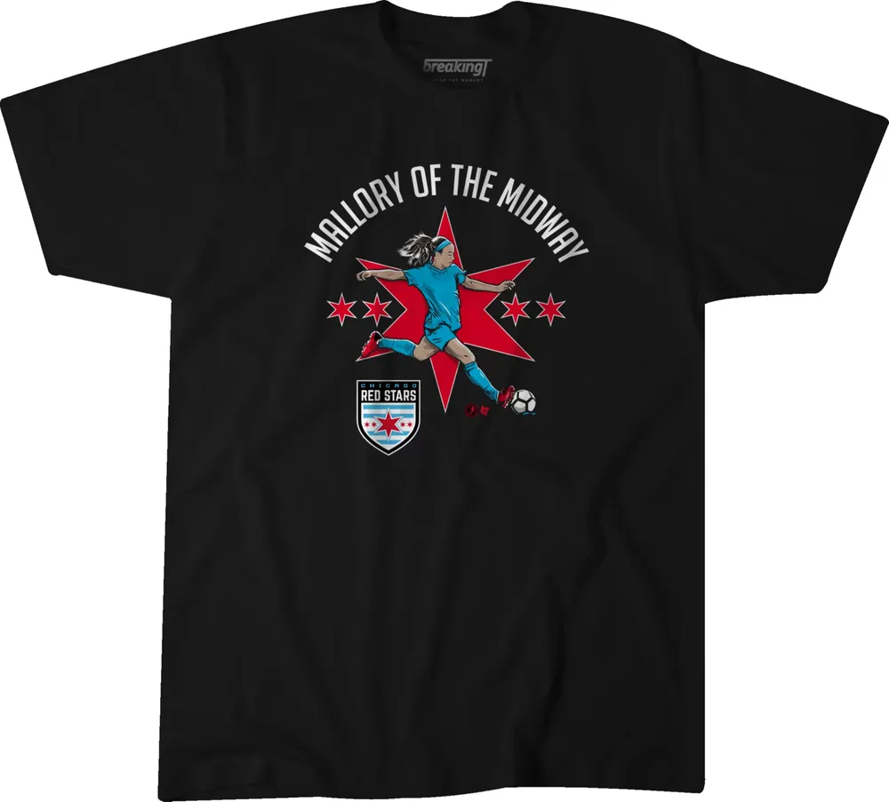 BreakingT Chicago Red Stars Mallory Pugh Black T-Shirt