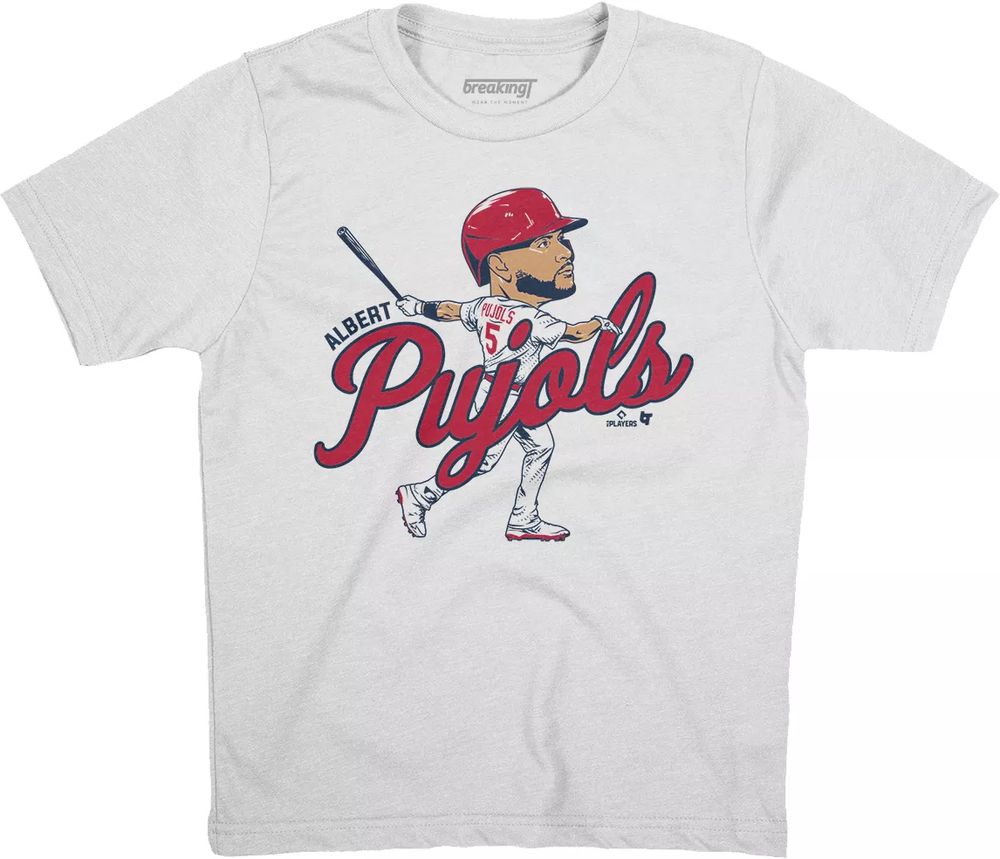St. Louis Cardinals Youth V-Neck T-Shirt - White/Red