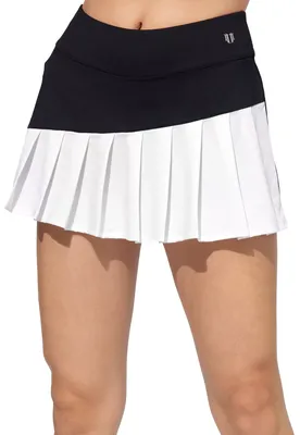 EleVen by Venus Williams Women's Diagonal Flutter Skirt
