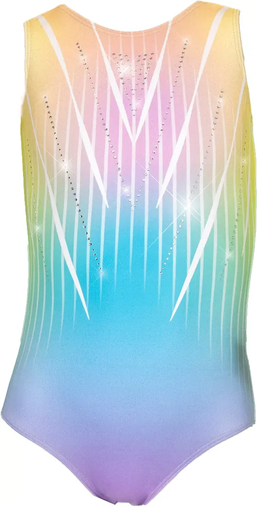 Destira Girls' Rainbow Rush Leotard