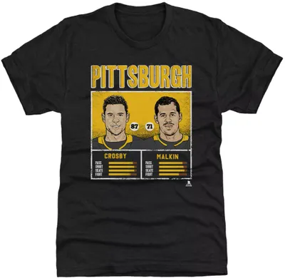 500 Level Crosby Malkin Duo Black T-Shirt