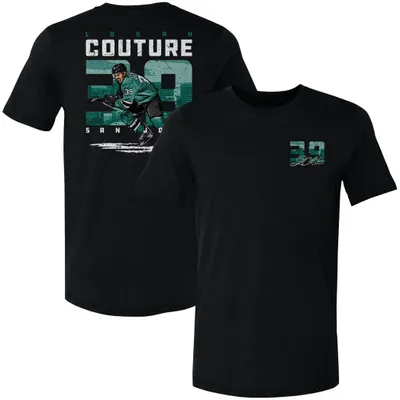 500 Level San Jose Sharks Couture Pocket Black T-Shirt