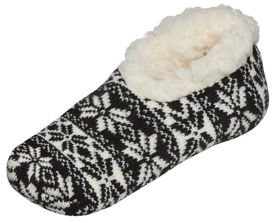 Northeast Outfitters Boys' Cozy Cabin Holiday Snowflake Nordic Slippers