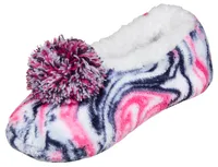 Northeast Outfitters Girls' Cozy Cabin Rainbow Slippers