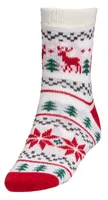 Northeast Outfitters Men's Cozy Cabin Holiday Reindeer Fairisle Socks