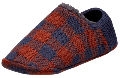 Northeast Outfitters Men's Cozy Cabin Buff Check Slippers