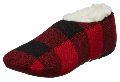 Northeast Outfitters Youth Cozy Cabin Holiday Buff Check Slipper Socks