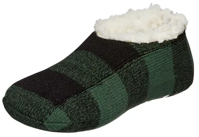 Northeast Outfitters Women's Cozy Cabin Holiday Buff Check Slipper Socks