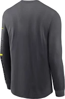 Nike Youth Dallas Cowboys 2023 Volt Dri-FIT Long Sleeve Anthracite T-Shirt