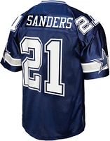 Nike Men's Dallas Cowboys Deion Sanders #21 Throwback Navy Game Jersey