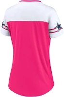 NFL Women's Dallas Cowboys Pink Jersey T-Shirt