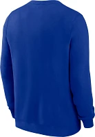 Nike Men's Dallas Cowboys Rewind Shutout Royal Crew Sweatshirt