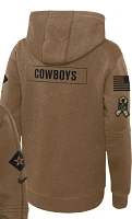 Nike Youth Dallas Cowboys 2023 Salute to Service Brown Hoodie