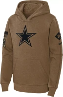 Nike Youth Dallas Cowboys 2023 Salute to Service Brown Hoodie