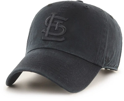 '47 Adult St. Louis Cardinals Black Clean Up Adjustable Hat