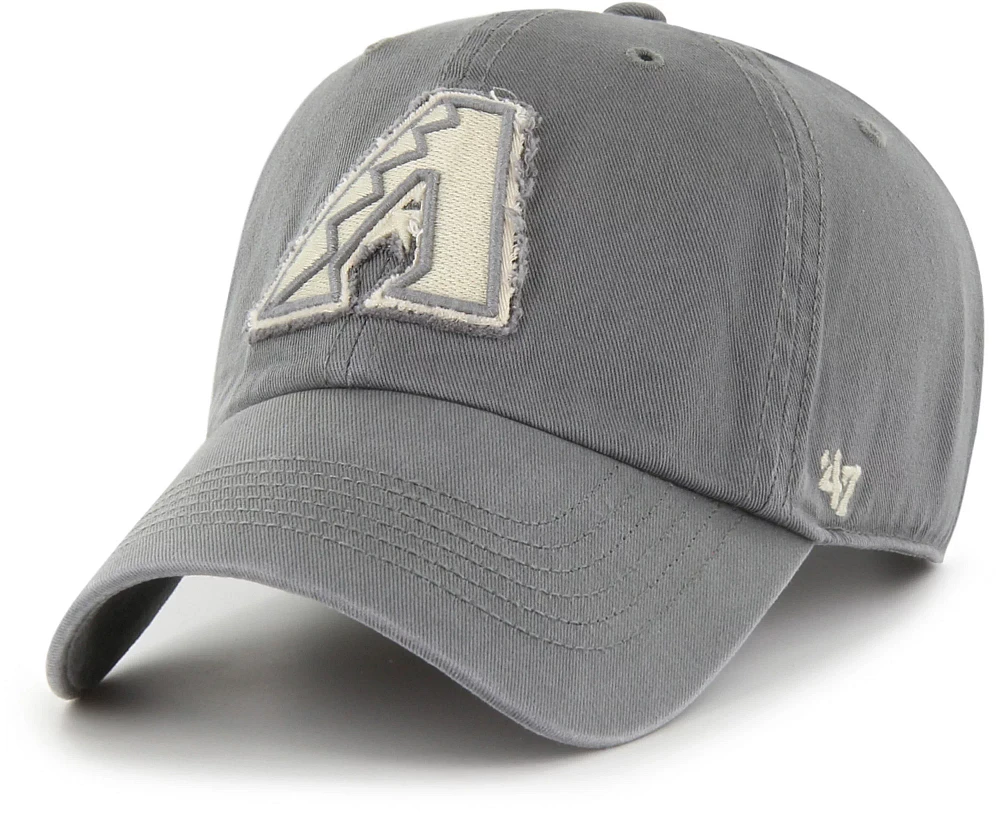 '47 Men's Arizona Diamondbacks Gray Chasm Cleanup Adjustable Hat