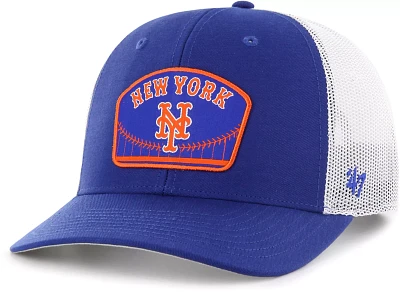 '47 Adult New York Mets Royal Pitch Adjustable Trucker Hat