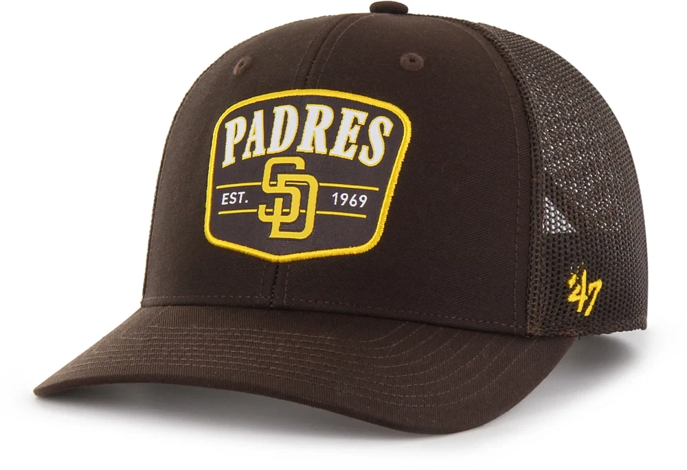 '47 Adult San Diego Padres Brown Squad Adjustable Trucker Hat