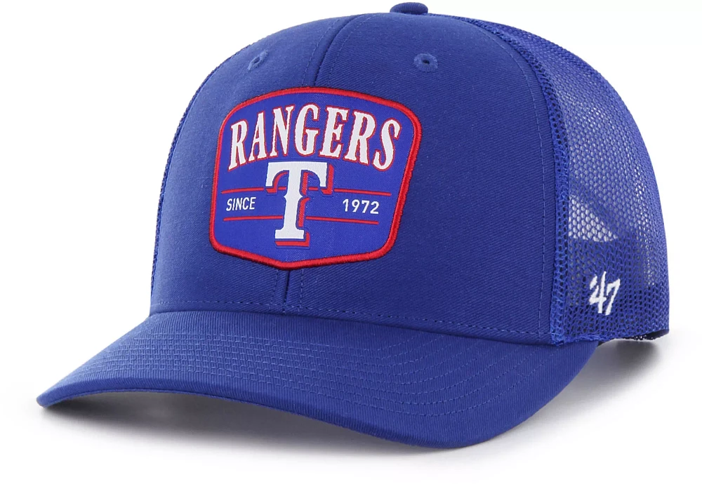 '47 Adult Texas Rangers Royal Squad Adjustable Trucker Hat