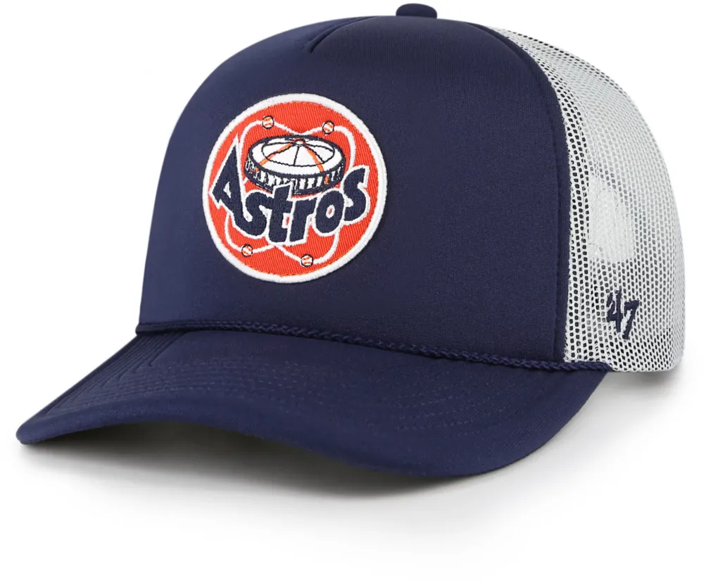 '47 Adult Houston Astros Navy Cooperstown Pitch Trucker Hat