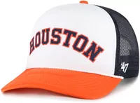 '47 Adult Houston Astros Navy Script Trucker Hat