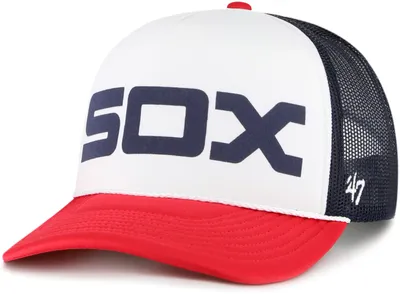 '47 Adult Chicago White Sox Navy Script Trucker Hat