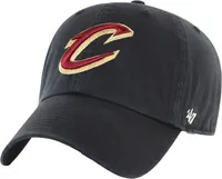 '47 Black Cleveland Cavaliers Clean Up Adjustable Hat