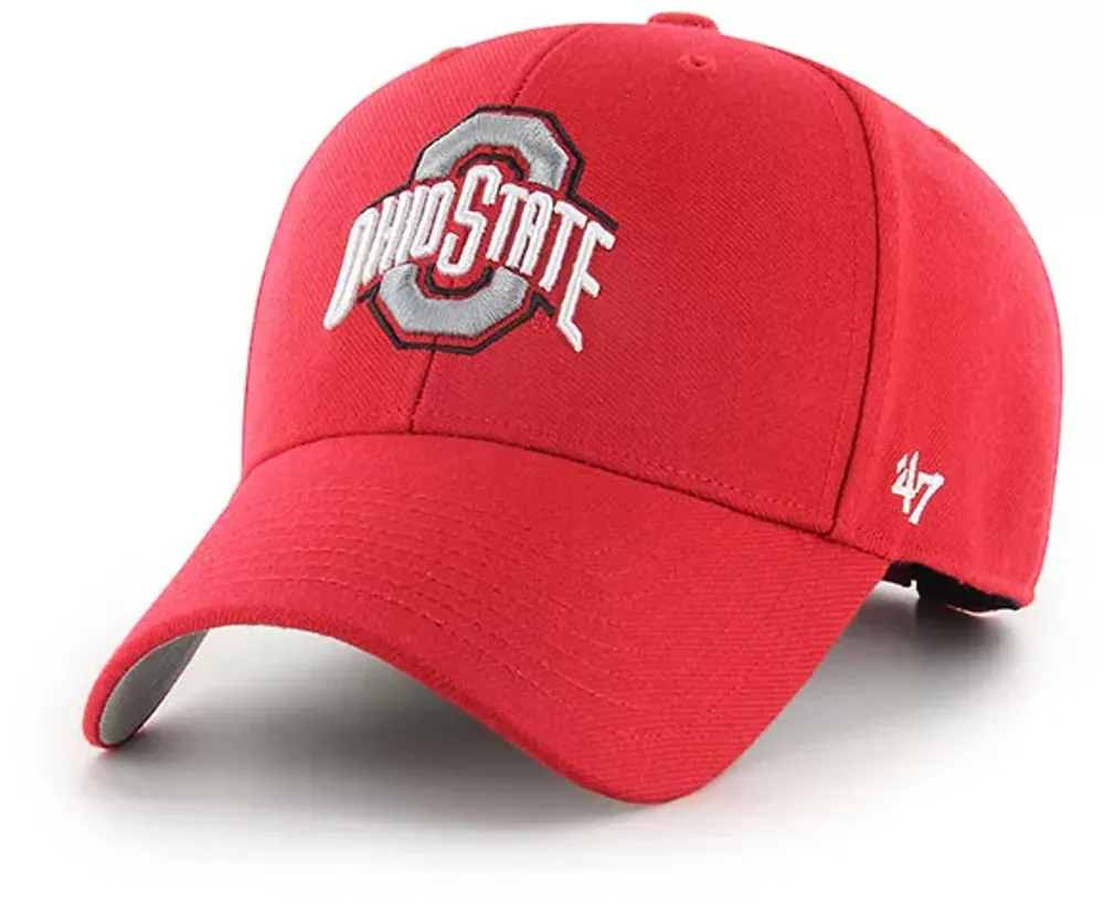 ‘47 Ohio State Buckeyes Scarlet MVP Adjustable Hat