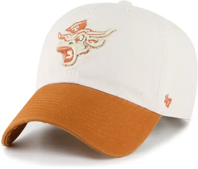 ‘47 Texas Longhorns Bone Sidestep Clean Up Adjustable Hat