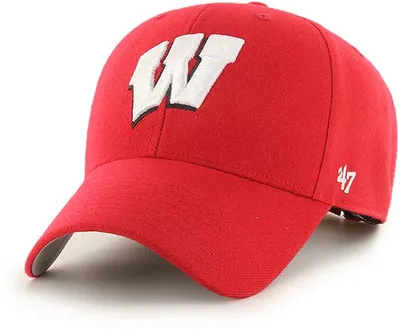 ‘47 Wisconsin Badgers Red MVP Adjustable Hat