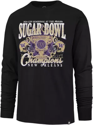 ‘47 Adult 2023-24 College Football Playoff Sugar Bowl Champions Washington Huskies Long Sleeve T-Shirt