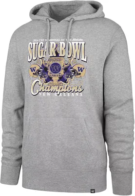 '47 Adult 2023-24 College Football Playoff Sugar Bowl Champions Washington Huskies Headline Hoodie