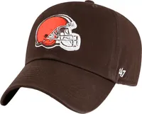 '47 Men's Cleveland Browns Helmet Clean Up Brown Adjustable Hat