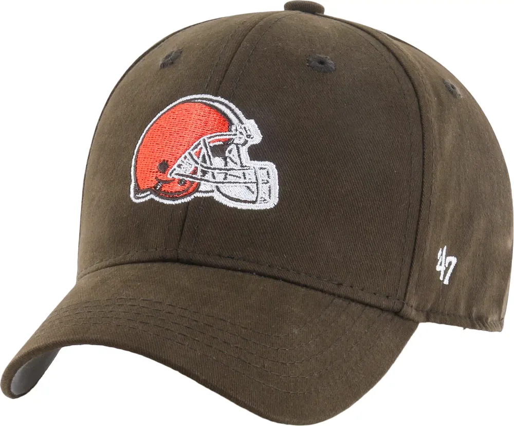 '47 Kid's Cleveland Browns Basic MVP Brown Adjustable Hat